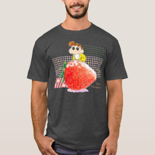 Crayon Shin-chan Himawari und Erdbeeren T-Shirt