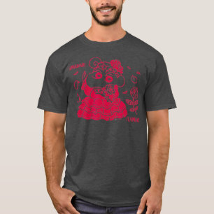 Crayon Shin-chan Himawari und Flamenco T-Shirt