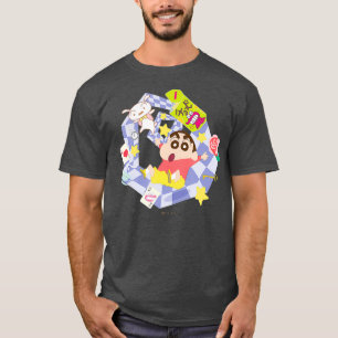 Crayon Shin-chan Round und Round Shin-chans-Tee T-Shirt