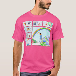 Crayon Shin-chan Shin-chan und Hiroshi Wet Day T-Shirt
