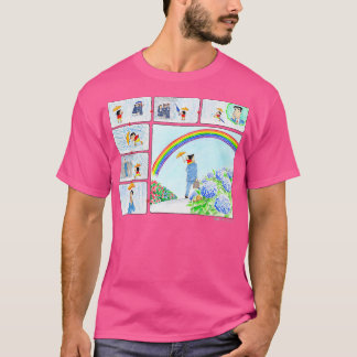 Crayon Shin-chan Shin-chan und Hiroshi Wet Day T-Shirt