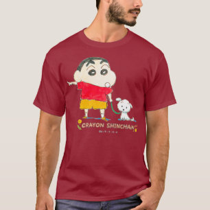 Crayon Shin-chan Shin-chan und Shiro Dort drüben T-Shirt