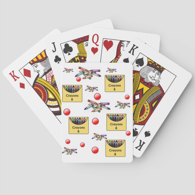 Crayon Spielkarten-Deck Spielkarten (Rückseite)