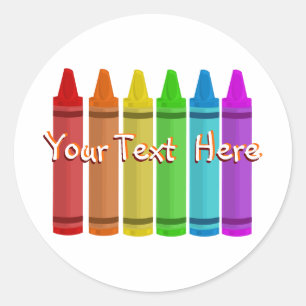 Crayon Stickers