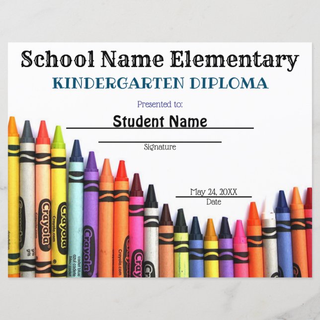 Crayon Wave Abschluss Certificate (Vorderseite)