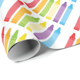 Crayon Wrapping Paper Geschenkpapier