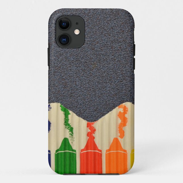 Crayons Case-Mate iPhone Hülle (Rückseite)