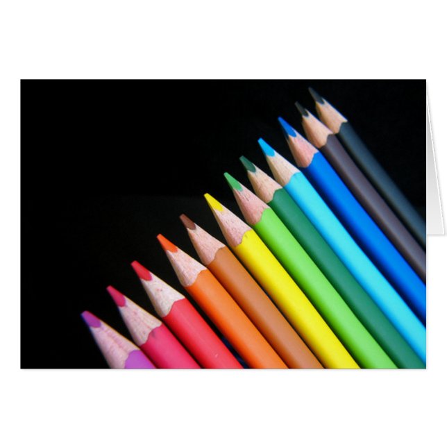 Crayons d'arc-en-ciel (Devant horizontal)