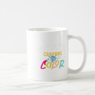Crayons färben immer noch - Bewusstsein für psychi Kaffeetasse