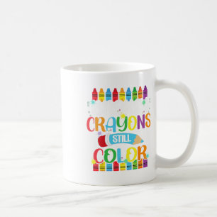 Crayons färben weiterhin Mental Health Awareness 7 Kaffeetasse