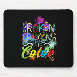 Crayons immer noch Farbselbstversorgung psychische Mousepad