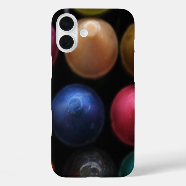 Crayons iPhone 16 Plus Hülle (Rückseite)