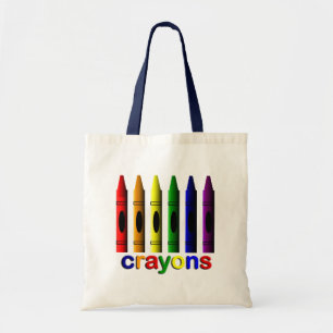 Crayons Kunst für Kinder Totasche Tragetasche