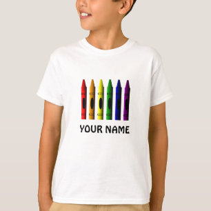 Crayons Name Crayon Kids Comfort T - Shirt
