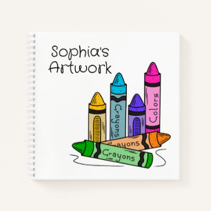 Crayons Notizbuch