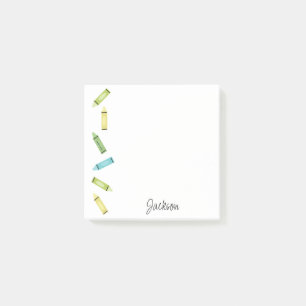 Crayons Post-it Klebezettel