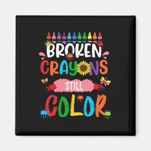 Crayons Still Color Mental Health Awareness 4 Magnet