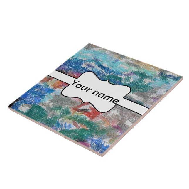 Crayons-Textur Fliese (Seite)