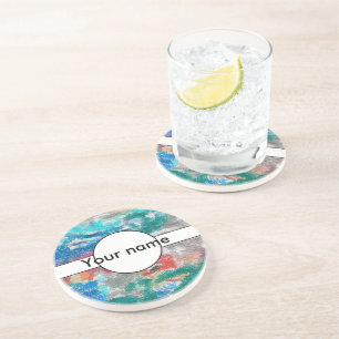 Crayons-Textur Getränkeuntersetzer