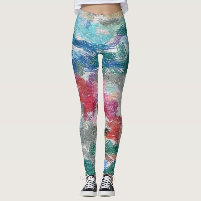 Crayons-Textur Leggings (Vorderseite)