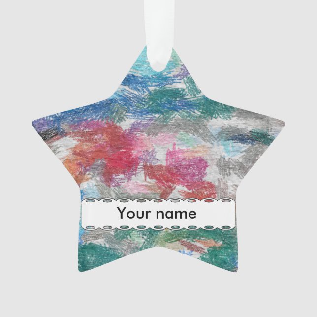 Crayons-Textur Ornament (Vorderseite)