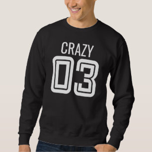 Crazy 3 Group Matching Beste Freundin - Image on B Sweatshirt