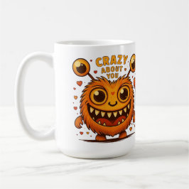 Crazy About You Monster Love Mug Kaffeetasse
