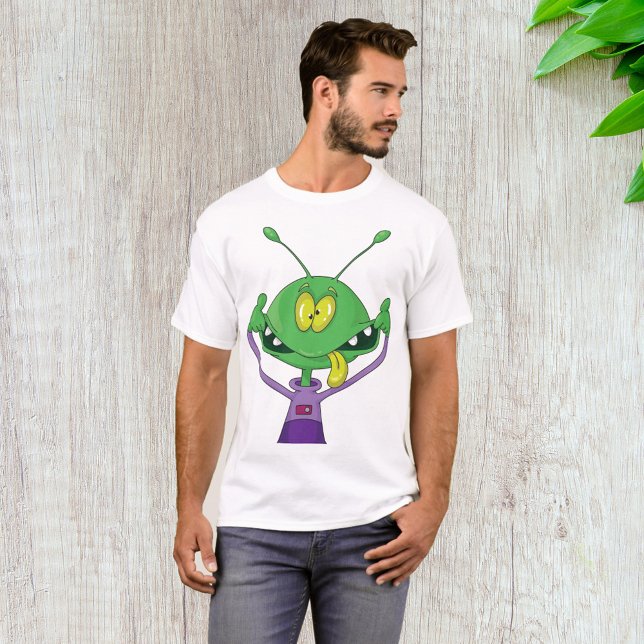 Crazy Alien Mens T - Shirt (Von Creator hochgeladen)