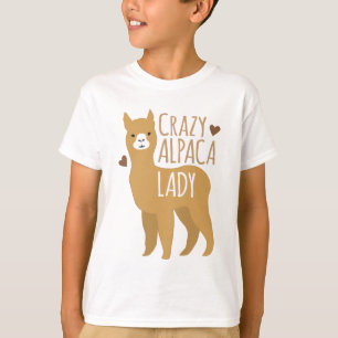 Crazy Alpaca Lady T-Shirt