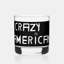 CRAZY AMERICAN COCKTAIL GLASS SET