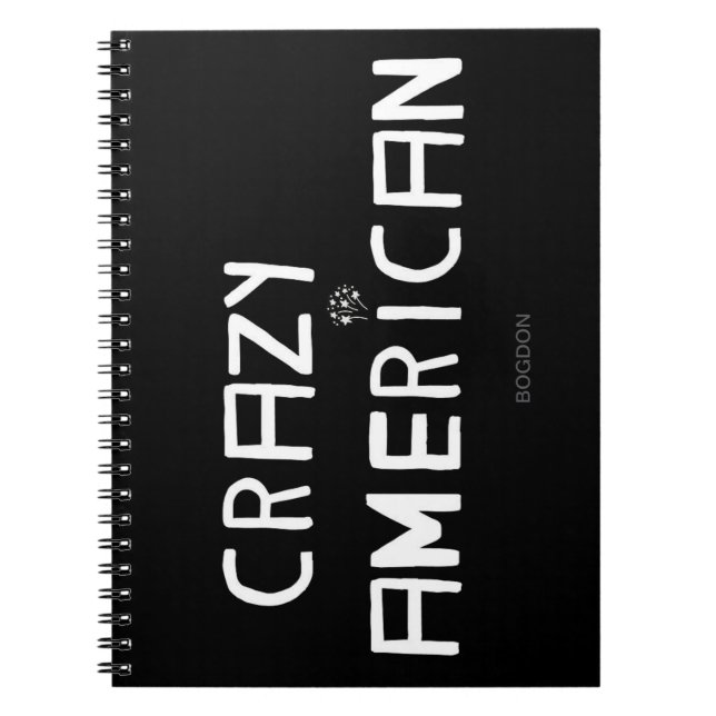Crazy American School Notebook Notizblock (Vorderseite)