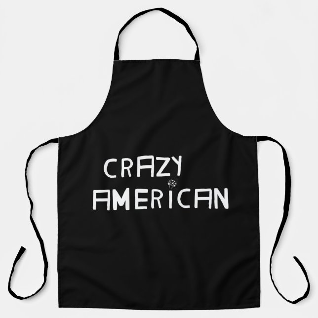 Crazy American Schürze (Vorderseite)