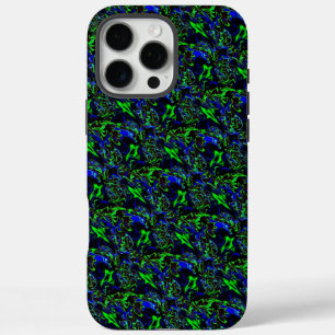 Crazy Artdeco in Funky Rainbow Style iPhone 16 Pro Max Hülle