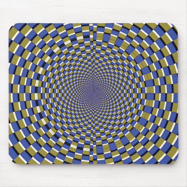 Crazy Artistic Optical Illusion Mousepad (Vorne)