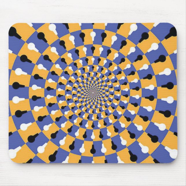 Crazy Artistic Optical Illusion Mousepad (Vorne)