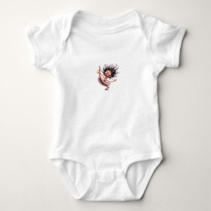 Crazy Ballerina Baby Strampler