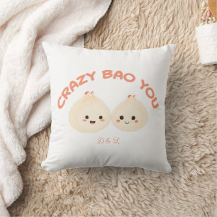 Crazy Bao You Couple mignon ensemble de coussin