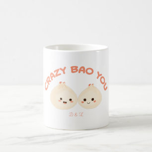 Crazy Bao You Süßes Paare T-Shirt Set Kaffeetasse