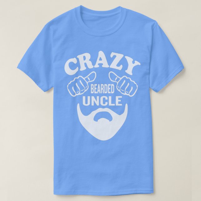 Crazy Bearded Uncle 4 T-Shirt (Design vorne)