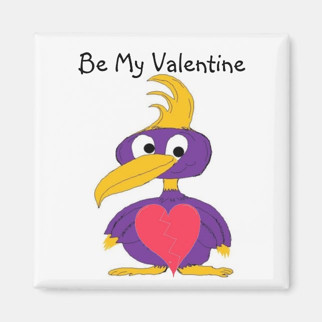 Crazy Bird Magnet (Vorne)