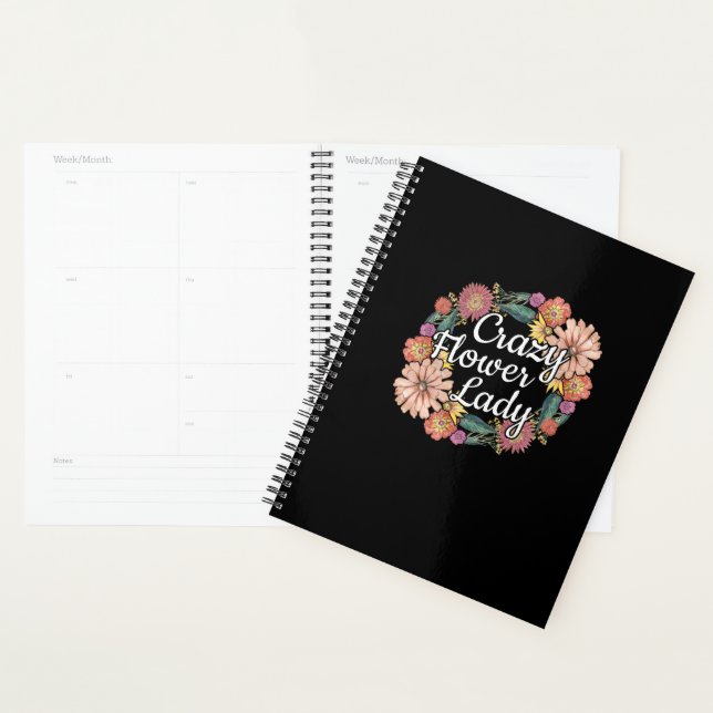 Crazy Blume Lady - Zinnia Gardener Planer (Anzeige)
