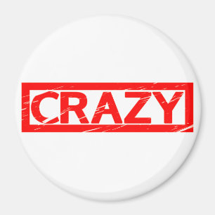 Crazy Briefmarke Magnet