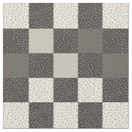 Crazy Buffalo Karo in Near Black and Cream Stoff