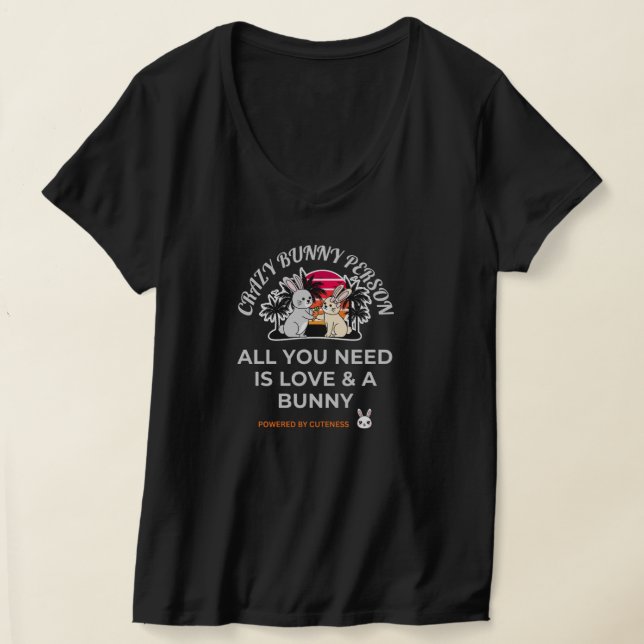 Crazy Bunny Person  T-Shirt (Ablage )