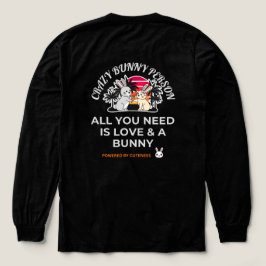 Crazy Bunny Person  Tri-Blend Shirt