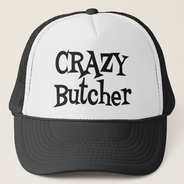 Crazy Butcher Truckerkappe (Vorderseite)