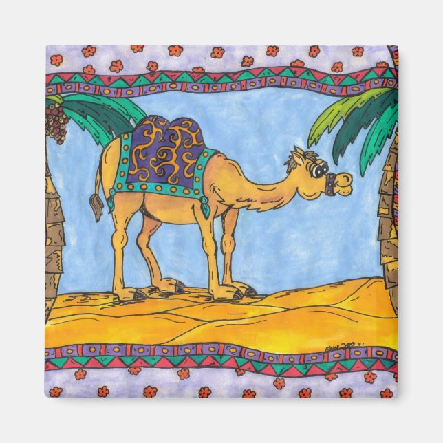 Crazy Camel Magnet (Vorne)