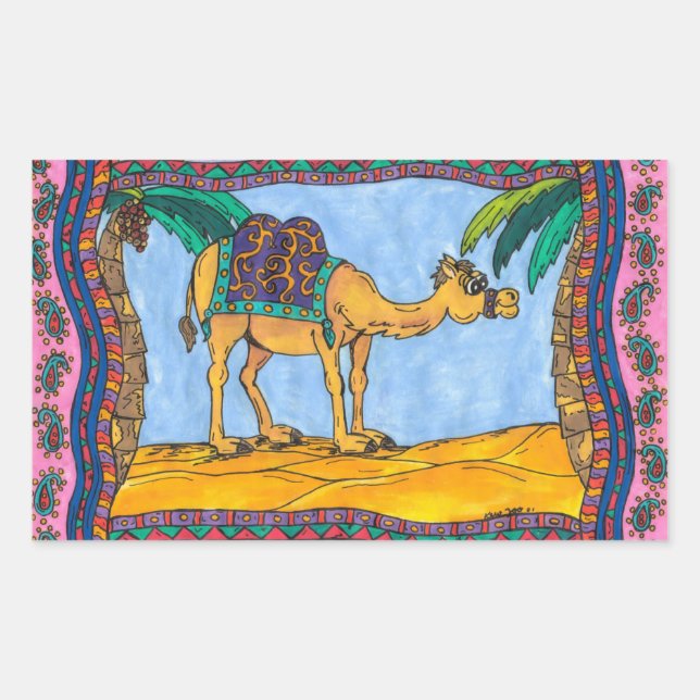 Crazy Camel Stickers (Vorderseite)