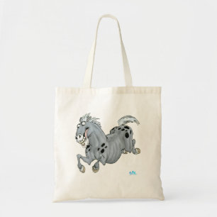 Crazy Cartoon Horse Bag Tragetasche