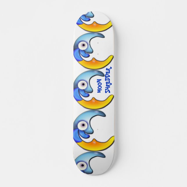 Crazy Cartoon "Moon Shredder" Skateboard Deck (Vorne)
